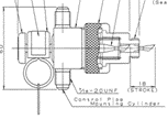 Bộ mở van đầu bình chữa cháy khí C02 bằng gas/nhân công Nittan Nhật bản (JP) Tân Viễn Cảnh (Newpro Vietnam)