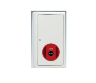Nút ấn báo cháy phẳng chống thời tiết kèm hộp bảo vệ, có jack điện thoại & đèn IPX3 Nittan (JP) Tân Viễn Cảnh